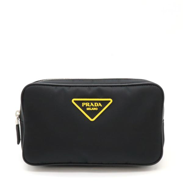 PRADA プラダ ボディバッグ ウエストバッグ ウエストポーチ ヒップバッグ ナイロン NERO ...