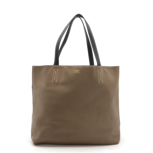 HERMES エルメス ドゥブルセンス36 ドゥブルサンス トートバッグ ショルダーバッグ リバーシ...