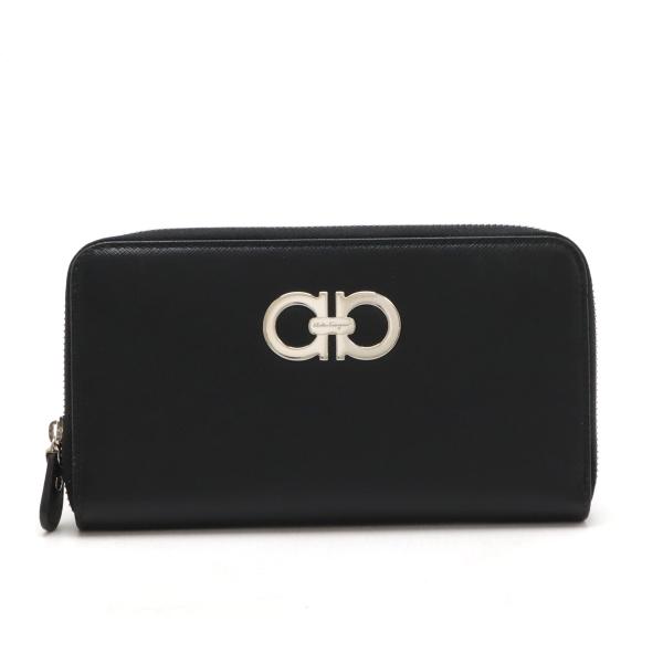 Salvatore Ferragamo サルヴァトーレ フェラガモ ガンチーニ ラウンドファスナー ...