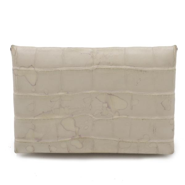 HERMES エルメス カルヴィ カードケース 名刺入れ パスケース アリゲーターマット クロコダイ...