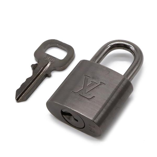 LOUIS VUITTON ルイ ヴィトン カデナ 鍵 パドロック 南京錠 No.308 ガンメタル