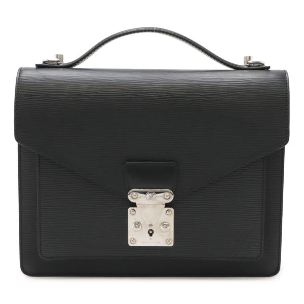 LOUIS VUITTON ルイ ヴィトン エピ モンソー セカンドバッグ ハンドバッグ ノワール ...