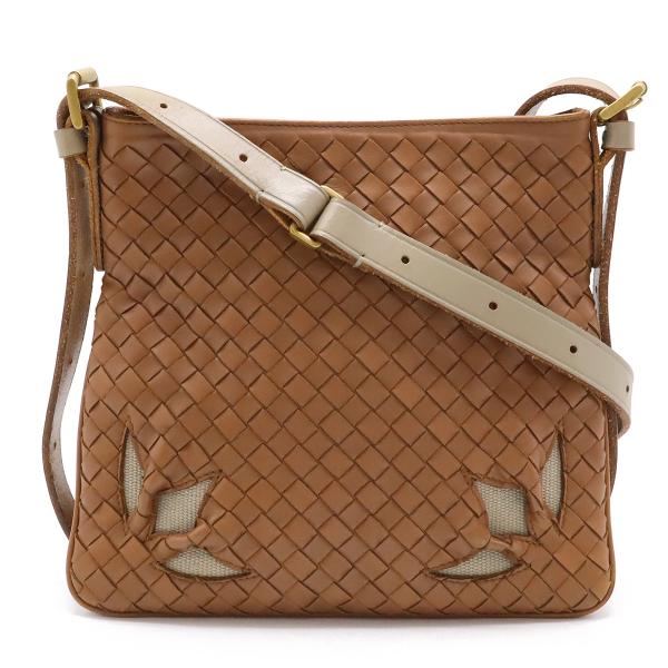 BOTTEGA VENETA ボッテガ ヴェネタ イントレチャート カットワーク ショルダーバッグ ...