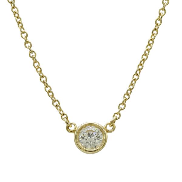 TIFFANY&amp;Co. ティファニー エルサペレッティ バイザヤード ダイヤ ネックレス ペンダント...