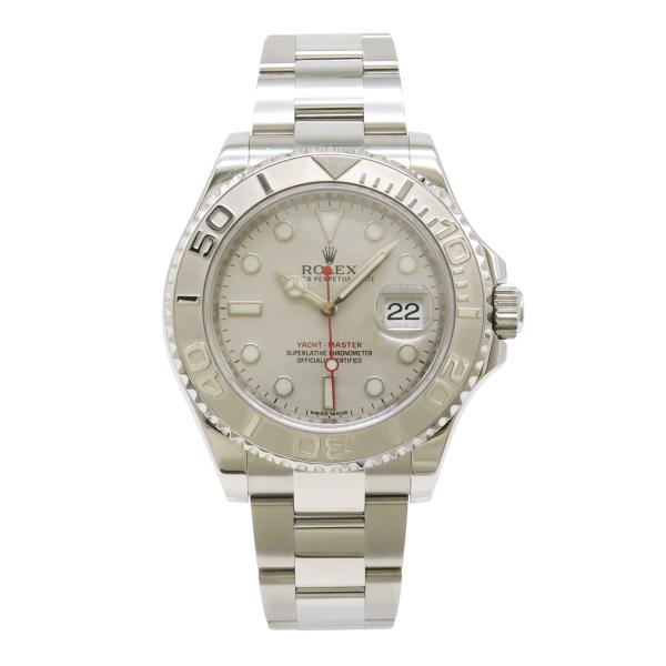 ROLEX ロレックス ヨットマスター ロレジウム デイト SS プラチナベゼル ランダム番 メンズ...
