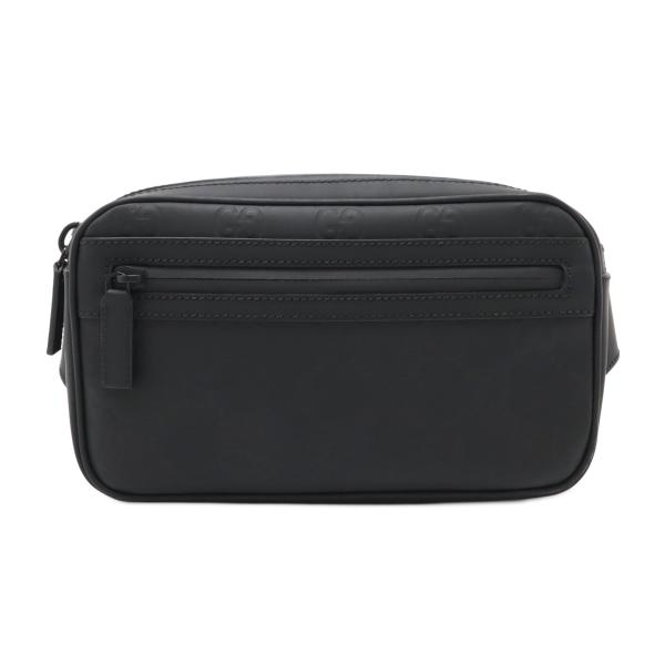 GUCCI グッチ GG ラバーエフェクト スモール ベルトバッグ ボディバッグ ウエストポーチ ブ...