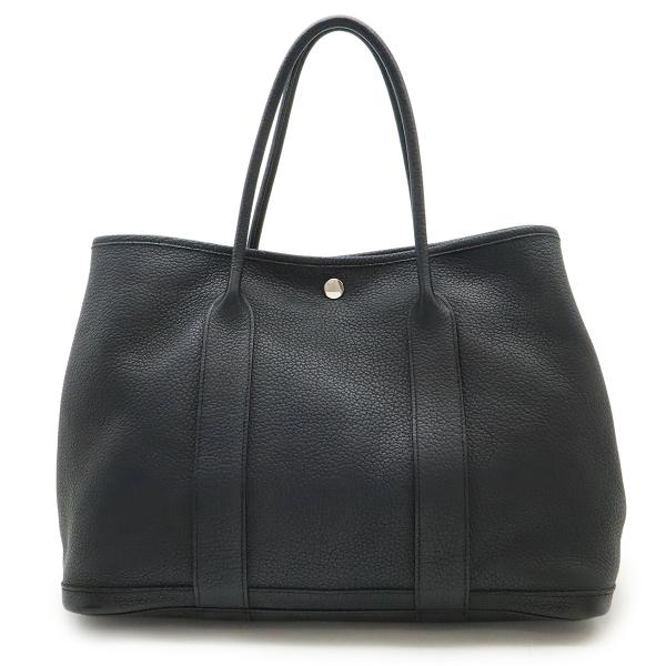 HERMES エルメス ガーデンパーティPM 36 トートバッグ ハンドバッグ ネゴンダ レザー グ...