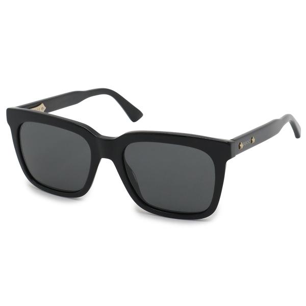 GUCCI グッチ サングラス アイウェア スクエア型 スタースタッズ 星 グレー ブラック 黒 G...