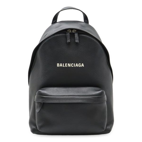 BALENCIAGA バレンシアガ エブリデイ ロゴ バックパック リュックサック デイパック レザ...