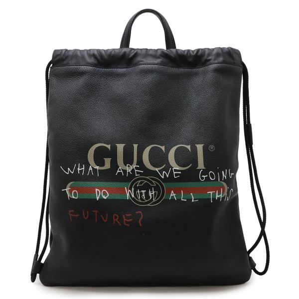GUCCI グッチ グッチプリント ココ キャピタン ドローストリング バックパック リュックサック...