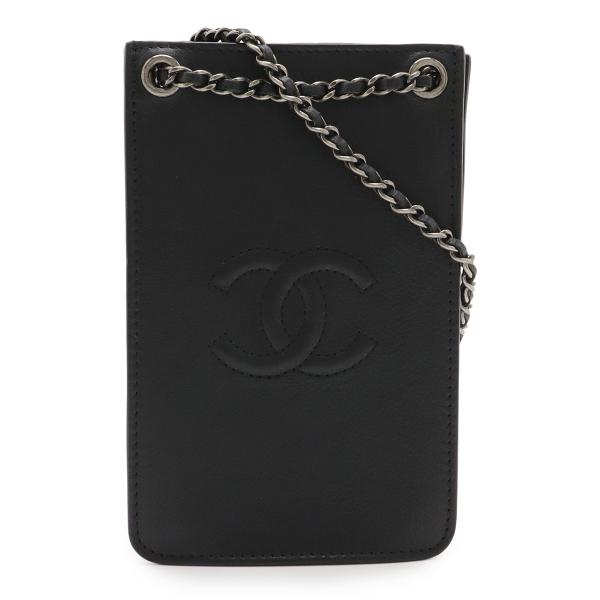 CHANEL シャネル ココマーク ポシェット チェーンショルダーバッグ スマホケース スマホポーチ...