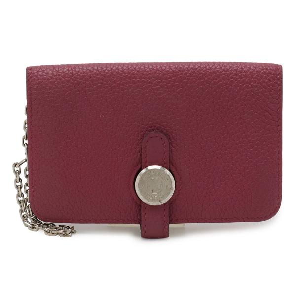 HERMES エルメス ドゴン キーケース コインケース 小銭入れ コインパース カードケース チェ...