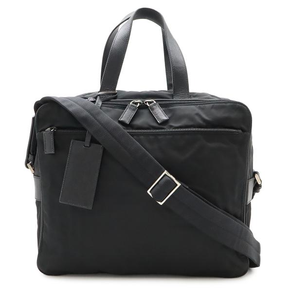 PRADA プラダ ビジネスバッグ ブリーフケース 書類カバン 2WAY ショルダーバッグ ナイロン...