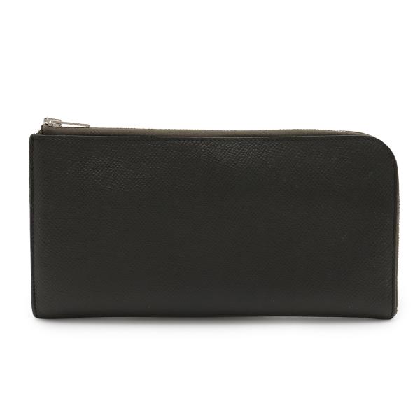 HERMES エルメス リミックス コンバイン デュオ L字型ファスナー 長財布 ヴォーエプソン レ...