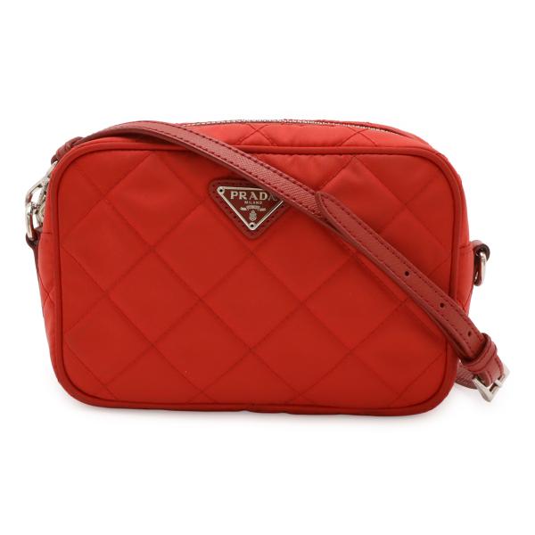 PRADA プラダ トライアングルロゴ ショルダーバッグ ポシェット 2WAY クラッチバッグ キル...