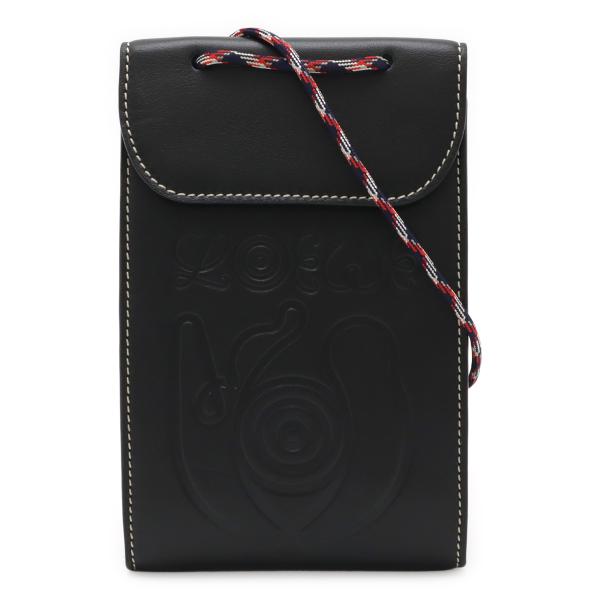 LOEWE ロエベ アナグラム アイ ロエベ ネイチャー ELN ネックポケット ショルダーバッグ ...