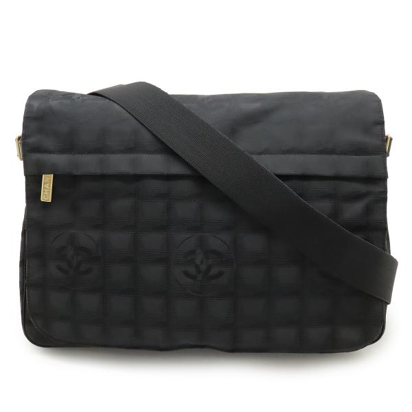 CHANEL シャネル ニュートラベルライン メッセンジャーバッグ ショルダーバッグ 斜め掛け ナイ...