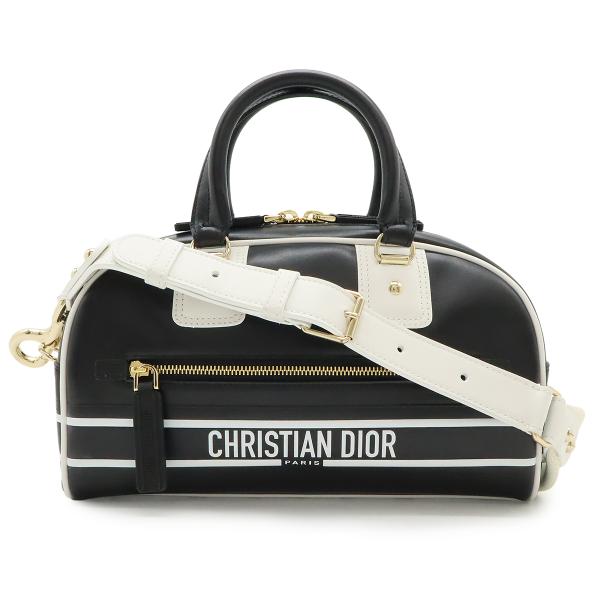 Christian Dior クリスチャン ディオール ヴァイブ スモール ボウリングバッグ ハンド...