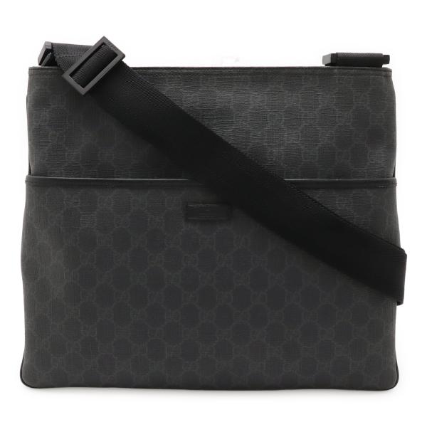 GUCCI グッチ GGプラス GGスプリーム ショルダーバッグ 斜め掛けショルダー PVC レザー...