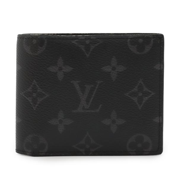 LOUIS VUITTON ルイ ヴィトン モノグラムエクリプス ポルトフォイユ マルコ NM 2つ...