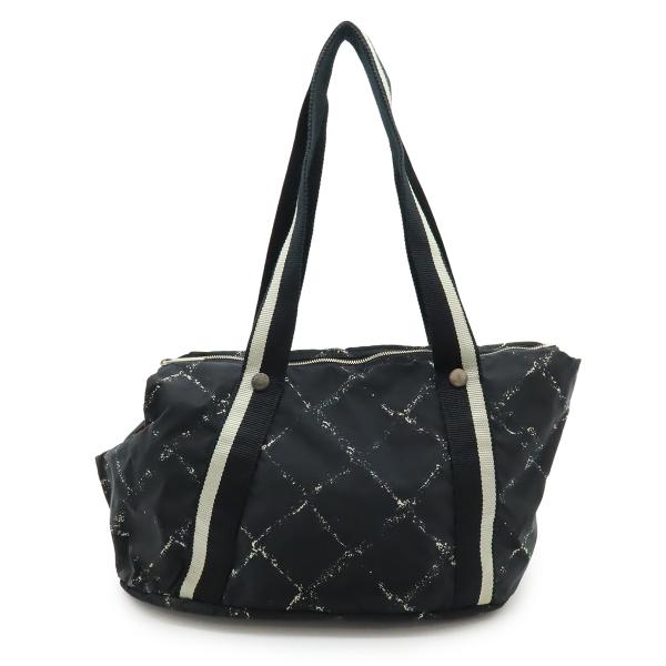 CHANEL シャネル トラベルライン ドッグキャリー ペット用キャリーバッグ トートバッグ 犬 猫...