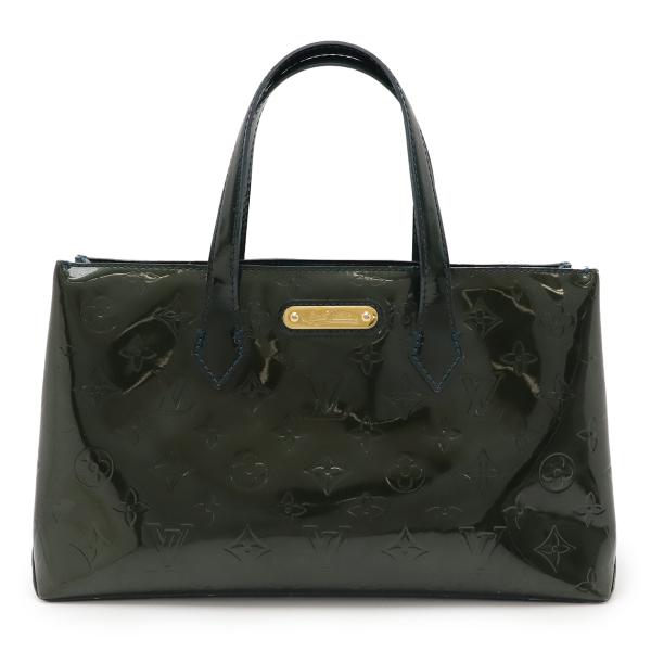 LOUIS VUITTON ルイ ヴィトン モノグラムヴェルニ ウィルシャーPM ハンドバッグ トー...
