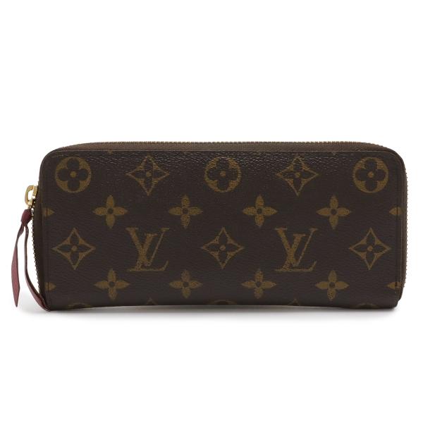LOUIS VUITTON ルイ ヴィトン モノグラム ポルトフォイユ クレマンス ラウンドファスナ...