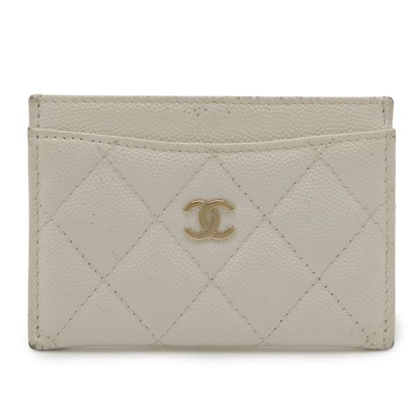 CHANEL シャネル マトラッセ クラシック カードケース ココマーク 名刺入れ グレインドカーフ...