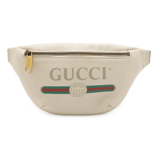 GUCCI グッチ グッチプリント スモール ベルトバッグ シェリーライン ウエストバッグ ヒップバ...