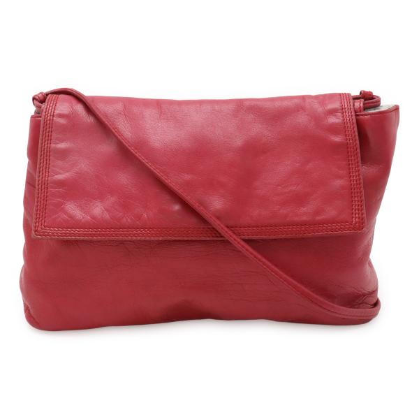 LOEWE ロエベ アナグラム ポシェット ショルダーバッグ 2WAY ポーチ 斜め掛け レザー ピ...