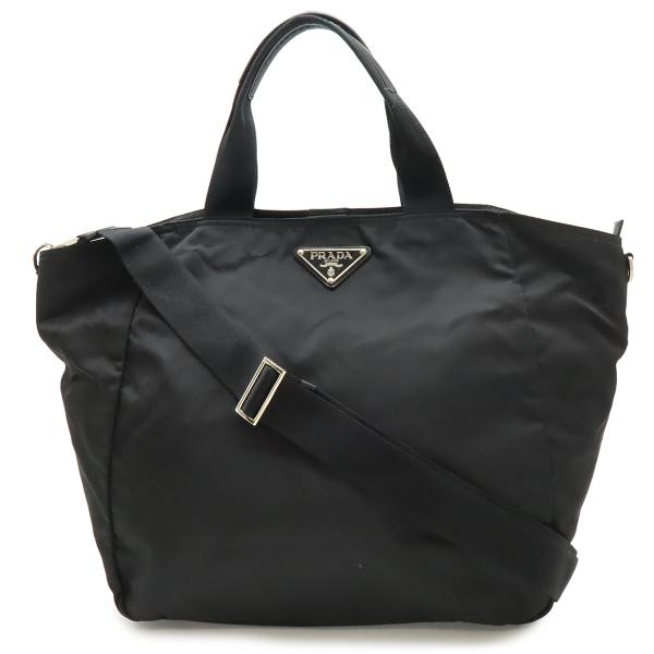 PRADA プラダ トライアングルロゴ トートバッグ ラージトート 2WAY ショルダーバッグ 斜め...
