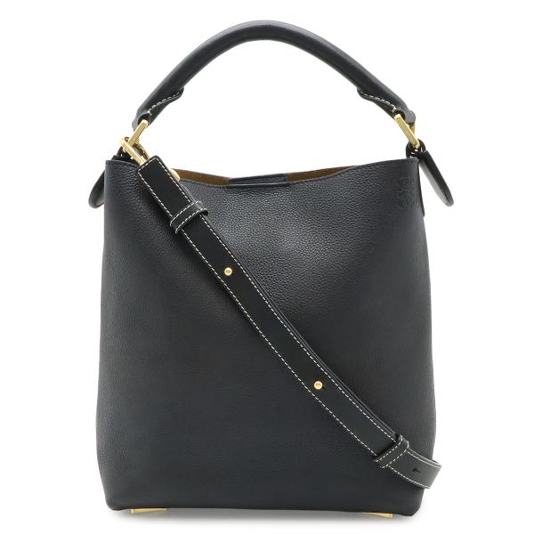 LOEWE ロエベ アナグラム Tバケット スモール ハンドバッグ 2WAY ショルダーバッグ レザ...