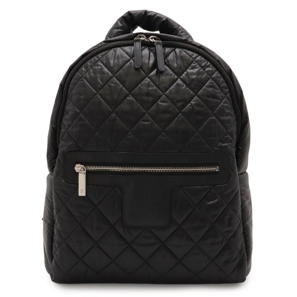 CHANEL シャネル コココクーン バックパック リュックサック デイパック キルティング ナイロ...