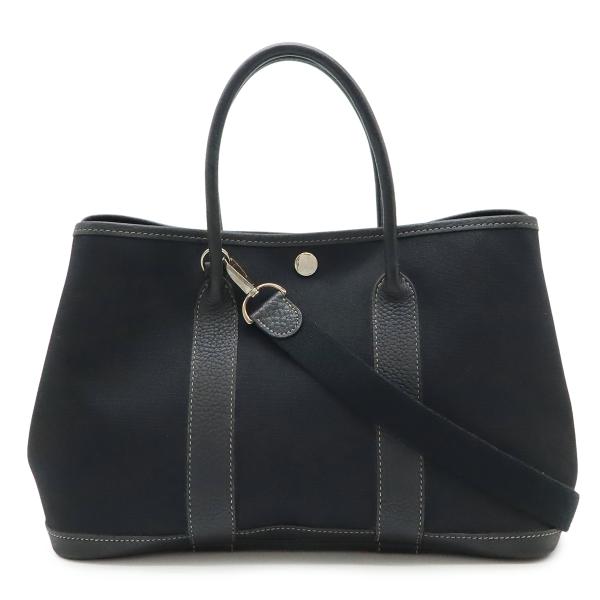 HERMES エルメス ガーデンパーティTPM トートバッグ ハンドバッグ 2WAY ショルダーバッ...
