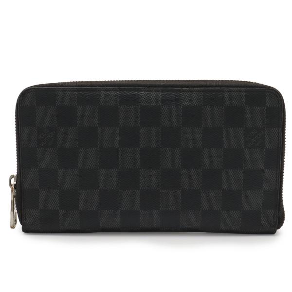 LOUIS VUITTON ルイ ヴィトン ダミエグラフィット ジッピー オーガナイザー ラウンドフ...