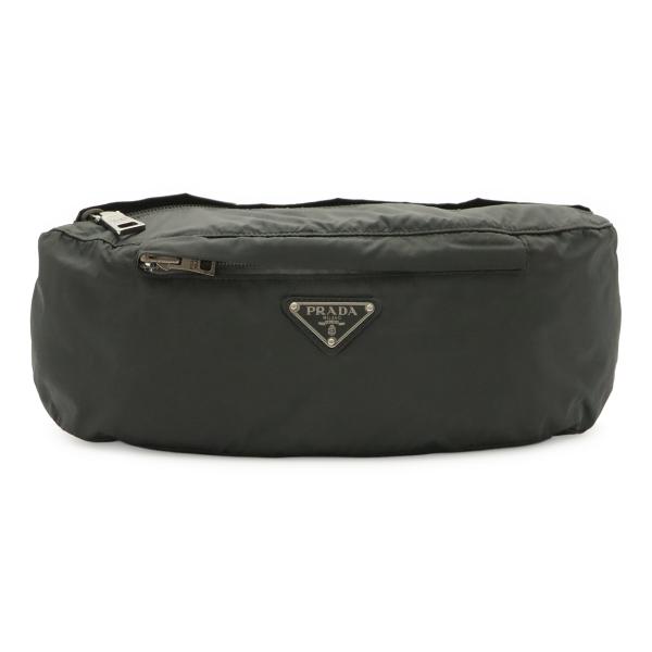 PRADA プラダ トライアングルロゴ ボディバッグ ウエストポーチ ウエストバッグ ヒップバッグ ...