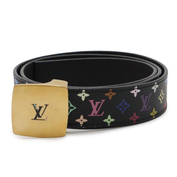 LOUIS VUITTON ルイ ヴィトン モノグラムマルチカラー サンチュール LV カット ベル...