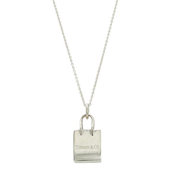 TIFFANY&amp;Co. ティファニー ショッパー ネックレス ペンダント バッグモチーフ ショッピン...