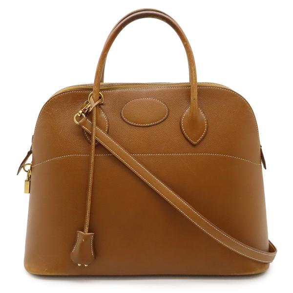 HERMES エルメス ボリード37 ハンドバッグ 2WAY ショルダーバッグ 肩掛け クシュベル ...