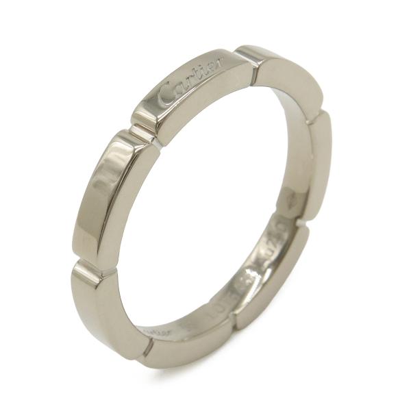 Cartier カルティエ マイヨン パンテール ウェディング リング 指輪 K18WG 750WG...