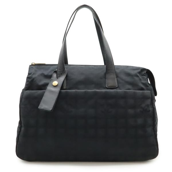 CHANEL シャネル ニュートラベルライン ボストンバッグ 旅行かばん トラベルバッグ ナイロンジ...