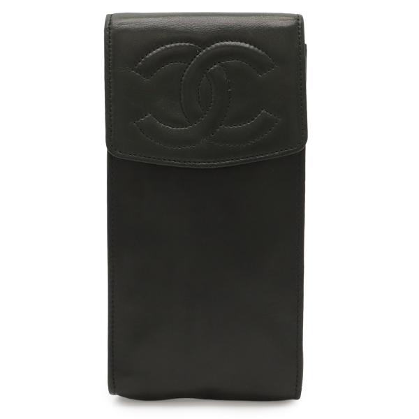 CHANEL シャネル ココマーク メガネケース 眼鏡 マルチケース ペンケース 携帯ケース ラムス...