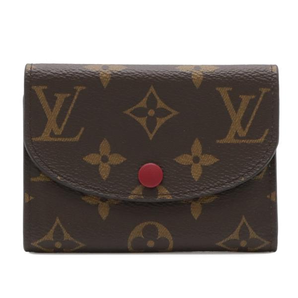 LOUIS VUITTON ルイ ヴィトン モノグラム ポルトモネ ロザリ コインケース コインパー...