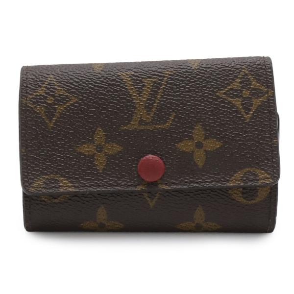 LOUIS VUITTON ルイ ヴィトン モノグラム ミュルティクレ6 6連キーケース フューシャ...