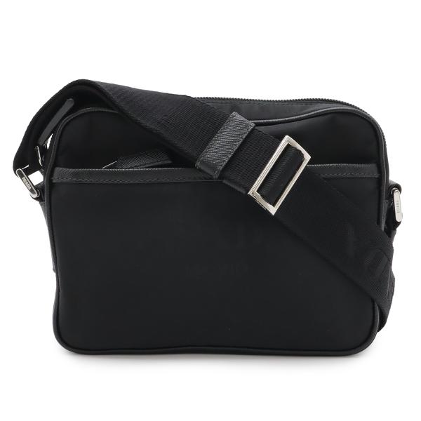 PRADA プラダ TESSUTO+SAFFIAN トライアングルロゴ ショルダーバッグ 斜め掛け ...