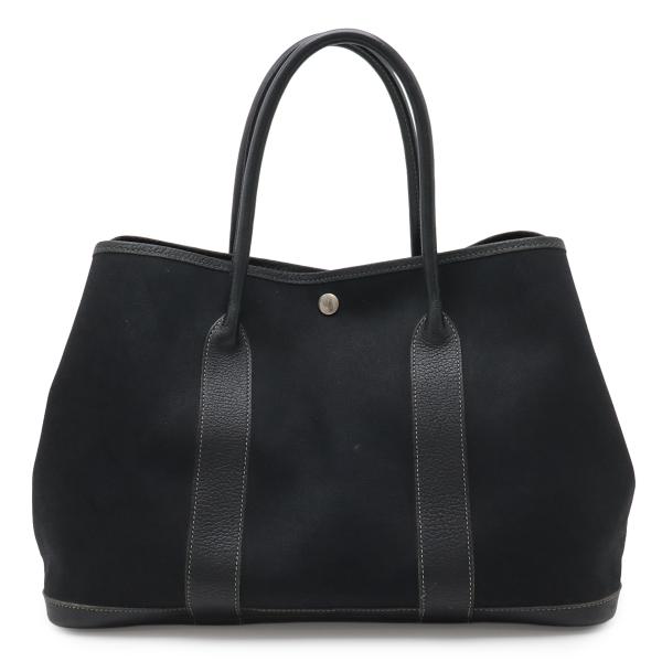 HERMES エルメス ガーデンパーティPM トートバッグ ハンドバッグ トワルオフィシエ キャンバ...