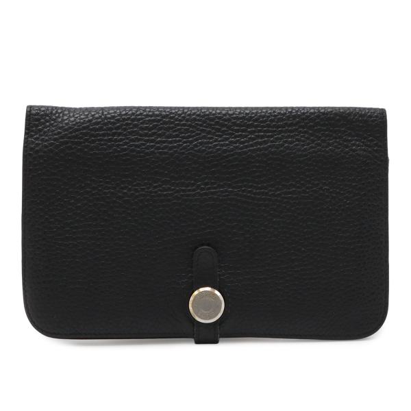 HERMES エルメス ドゴンデュオ ドゴンGM 2つ折長財布 二つ折り長財布 トリヨンクレマンス ...