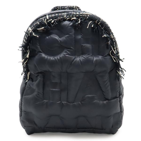 CHANEL シャネル ドゥドーヌ ココネージュ バックパック リュックサック デイパック ロゴ型押...