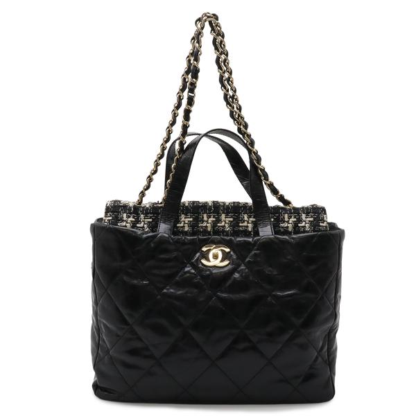CHANEL シャネル ココマーク ポートベロー マトラッセ トートバッグ 2WAY ショルダーバッ...