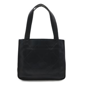 CHANEL シャネル BOUTIQUE ブティック ブティックタグ ハンドバッグ トートバッグ 手提げ 格子 ラムスキン レザー ブラック 黒